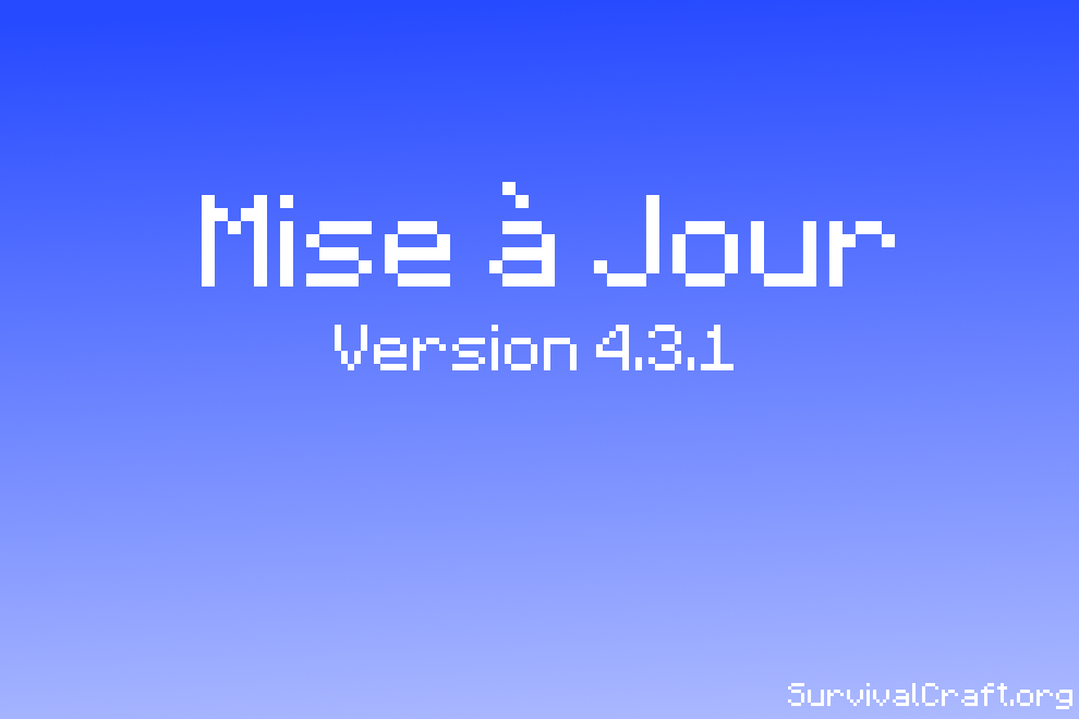 Mise à Jour - 4.3.1